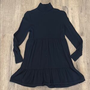 Apt 9 Black Turtleneck Long Sleeve Dress